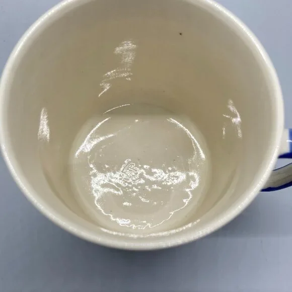 Vintage Hand Painted Delft Blue Colour Holland Windmill and Flowers Mug - Picture 4 of 8